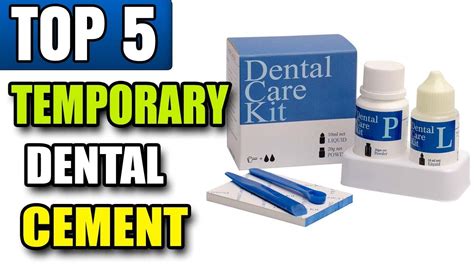 Best Temporary Dental Cement For Broken Tooth And Crowns - YouTube