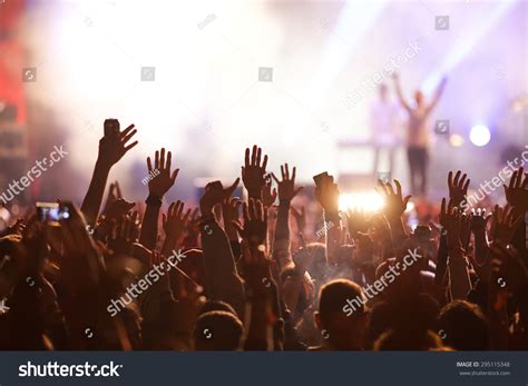 Crowd Concert Blurred Stage Lights Stock Photo (Edit Now) 295115348 - Shutterstock