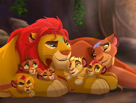 Kion and rani's cubs | Lion king drawings, Lion king art, Lion king pictures