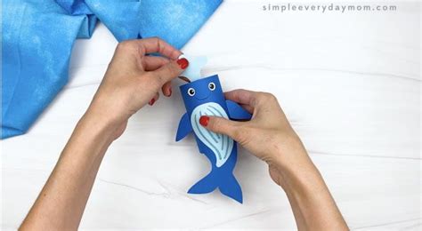 Humpback Whale Toilet Paper Roll Craft [Free Template]