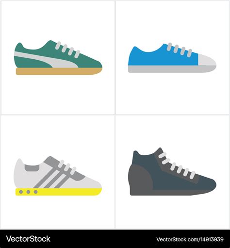 Sport shoes Royalty Free Vector Image - VectorStock