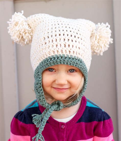 Childrens Crochet Hat And Scarf Patterns Free Beginner Crochet Beanie ...