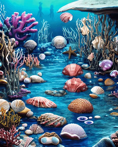 Underwater Sea Life Graphic · Creative Fabrica