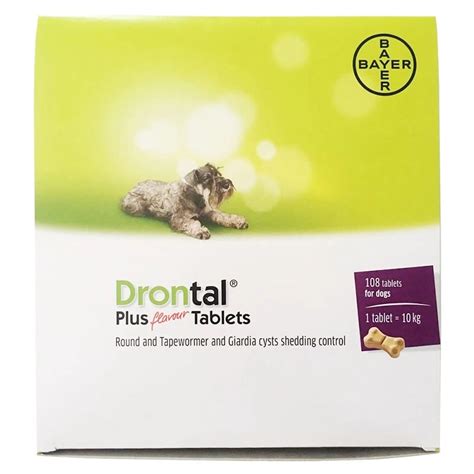 Drontal Plus Deworming Tablets(Dogs) Chewable 102tabs/box (行貨) – PETINHK