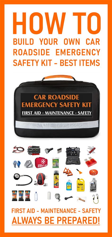 How to Build Your Own Car Roadside Emergency Safety Kit