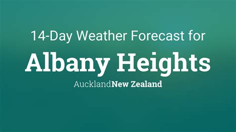 Albany Heights, New Zealand 14 day weather forecast