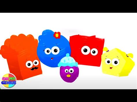 Shapes Finger Family, Preschool Song and Rhyme for Children - Videos ...