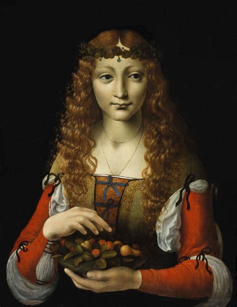 Caterina Sforza, Countess of Forlì, c.1485, Tempera on Poplar Wood