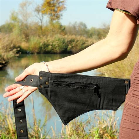 Pockets Belt Utility Belt Hip Bag 5 Pockets Black - Etsy