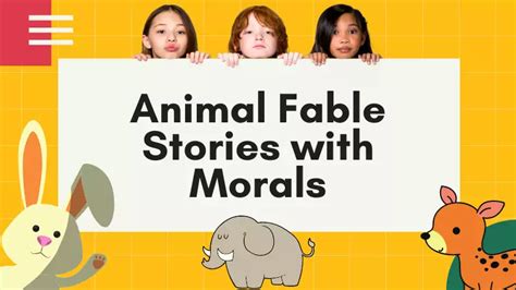 5 Animal Fable Stories with Morals! You Will Like