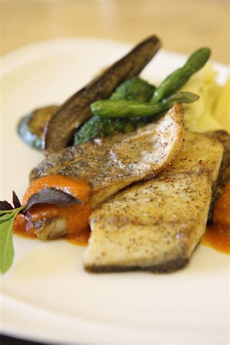 Sea bass fillet stock image. Image of fresh, cuisine - 141566373