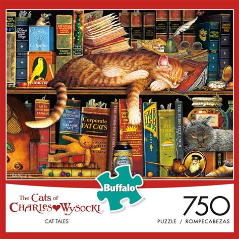 The Cats of Charles Wysocki: Cat Tales 750 Piece Jigsaw Puzzle. #catpuzzle #jigsawpuzzle # ...