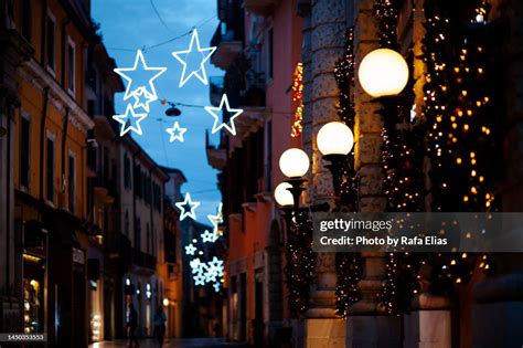 City Christmas Lights High-Res Stock Photo - Getty Images