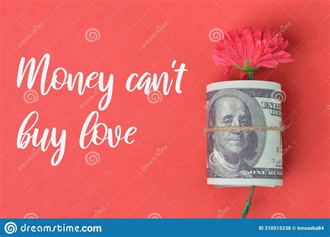 MONEY CAN`T BUY LOVE Quote Over Red Background Stock Photo - Image of flower, february: 210515238