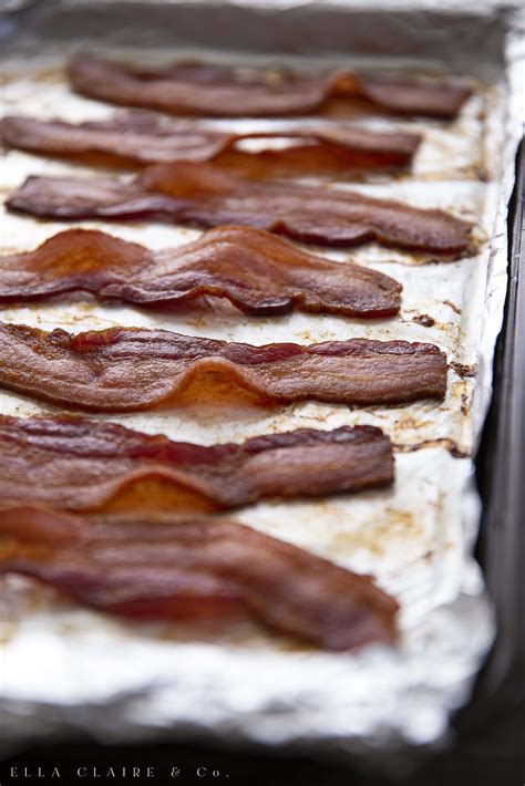 How to make the BEST Bacon- in the oven! - Ella Claire & Co.