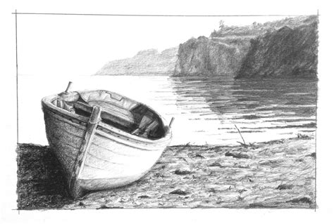 Row Boat Sketch at PaintingValley.com | Explore collection of Row Boat Sketch