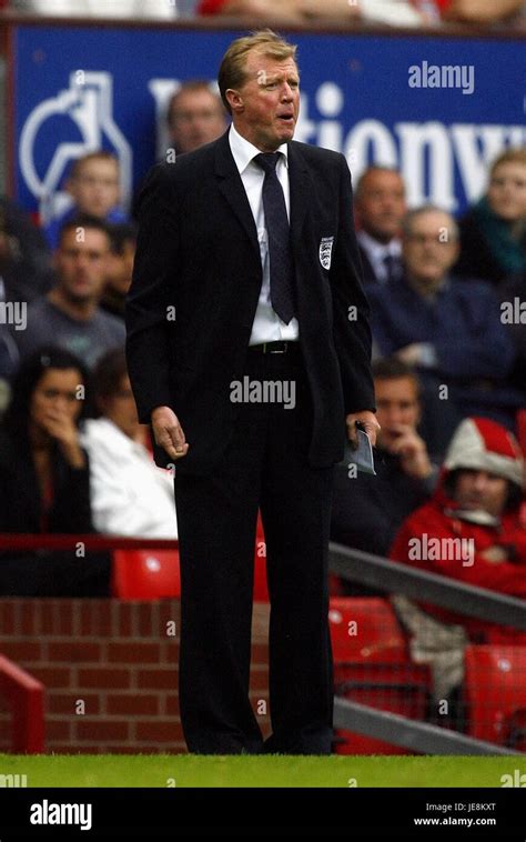 STEVE MCCLAREN ENGLAND MANAGER OLD TRAFFORD MANCHESTER ENGLAND 02 ...