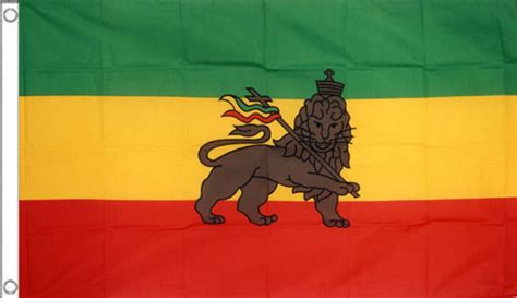 Ethiopia Lion of Judah Flag | Buy Old Ethiopian Lion Flags For Sale - The World of Flags