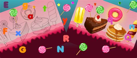 Play Candy Land Alphabet Letters Online Games for Free at Gimori