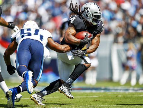 Raiders’ Marshawn Lynch shows he’s back, and he hasn’t changed a bit ...