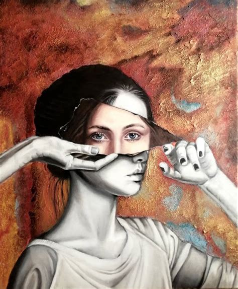 EYES IN THE MIRROR Painting by Laura Segatori | Saatchi Art