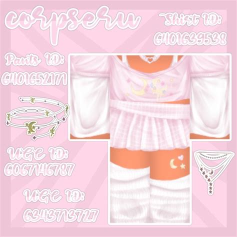 Five Kawaii Roblox outfits with matching hats in 2021 | Kawaii clothes, Coding clothes ...