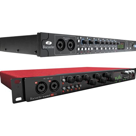 Focusrite Scarlett 18i20/OctoPre 16-Mic Preamp Package B&H Photo