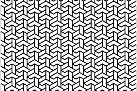 Seamless Vector Abstract Pattern With Black Lines | Creative Daddy
