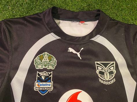 New Zealand warriors Auckland Rugby League Football Medium Mans Puma J ...