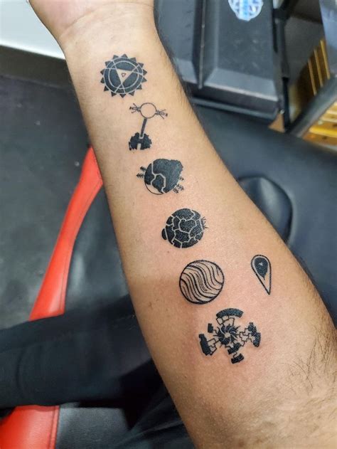 Outer Wilds Planets Tattoo in 2021 | Tattoos, Planets tattoo, Wild tattoo