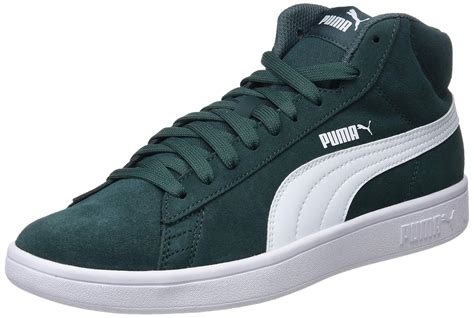 PUMA Unisex Adults Smash V2 Mid Sd Hi-Top Trainers: Amazon.co.uk: Shoes ...