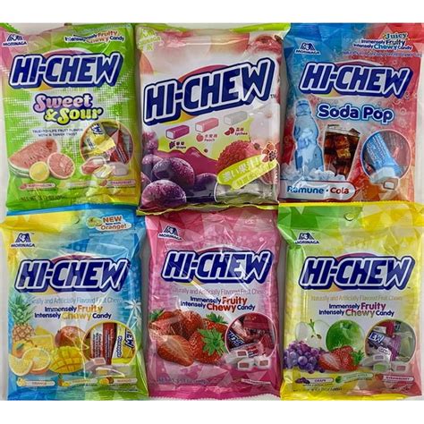 Hi Chew 6 Different Flavors Variety Pack (Fruit Mix, Tropical Mix (exclusive), Sweet and Sour ...