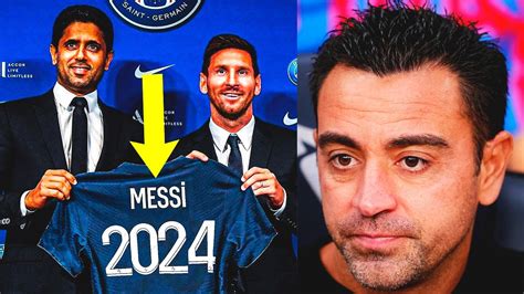 MESSI 2024! PSG SHOCKS BARCELONA WITH THEIR DECISION! WILL LIONEL STAY ...