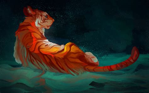 3840x2400 Tiger Artwork 4K ,HD 4k Wallpapers,Images,Backgrounds,Photos ...