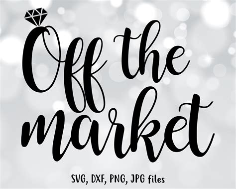 Off the Market SVG DXF Cutting File Wedding Svg Dxf Cutting | Etsy UK