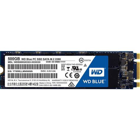 WD Blue 3D NAND 500GB 560MB/s M.2 SATA SSD WDS500G2B0B | shopping express online