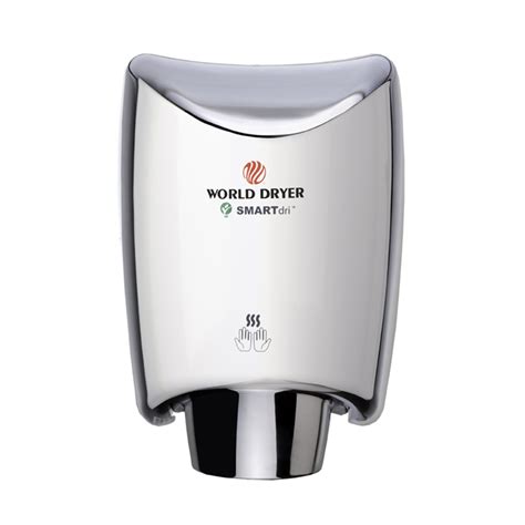 World Dryer Stainless Steel SMARTdri Hand Dryer - Model K-972 K93 | ElectricHandDryers