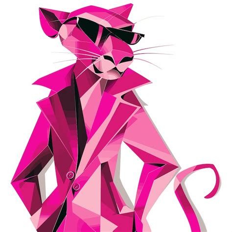 Premium Vector | Pink_Panther_Cartoon_vector