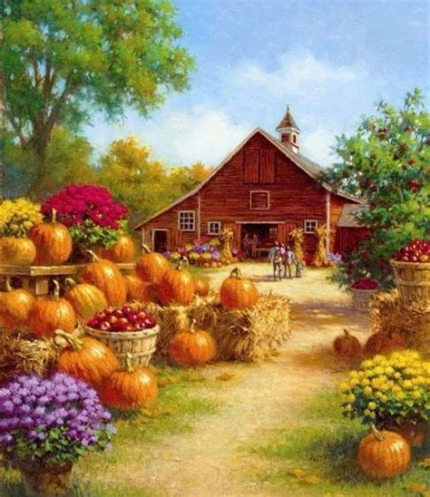 Paintings Of Autumn Scenes – Warehouse of Ideas