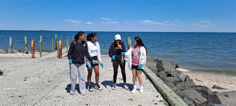 Riverhead High School Freshmen Clean Up Local Beaches - Riverhead Central School District