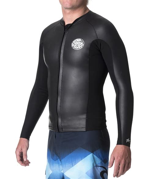 Rip Curl Aggrolite 1.5mm Front Zip Wetsuit Jacket 2018 - Wetsuit Centre