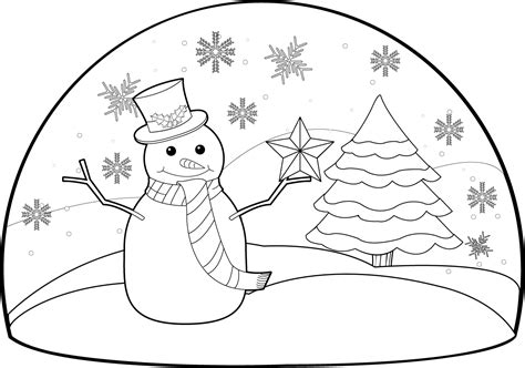 Clip Art Winter Scenes Free Clip Art Holiday Clip Art Christmas ... | Christmas scene drawing ...