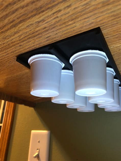 K-cup Holder, 3D Printed, Under Cabinet Storage - Etsy