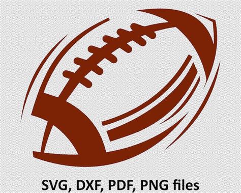 Football SVG Football Silhouette Football PNG Football Cut | Etsy