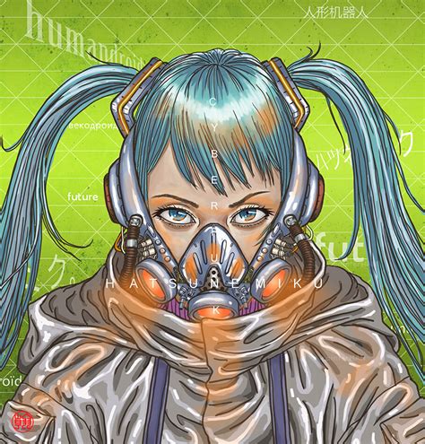 ArtStation - Hatsune Miku ver. cyberpunk