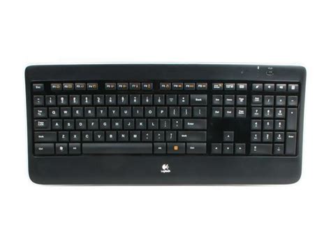 Logitech K800 2.4GHz Wireless Slim Illuminated Keyboard - Black ...