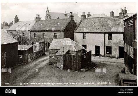 Sir James M Barrie's Birthplace & First Theatre, Kirriemuir Stock Photo ...