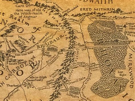 Hobbit Shire Map