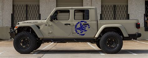 Jeep Gladiator Decal Gladiator American Flag Military Star Decal Stick – US PATRIOTS DESIGN