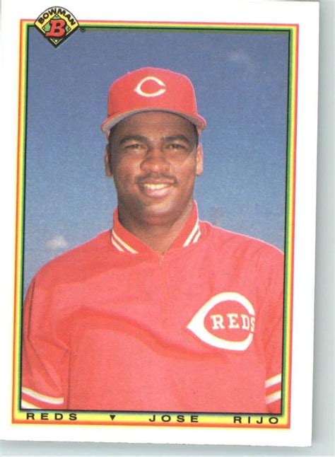 1990 Bowman #45 Jose Rijo - Cincinnati Reds (Baseball Cards) at Amazon ...